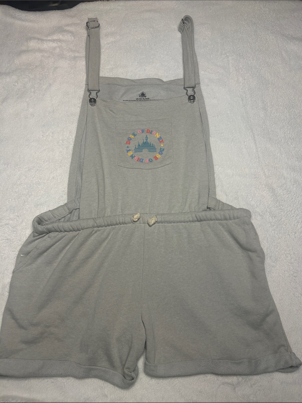 Disney Parks Dose Of Disney Sweat Short Overalls-XL